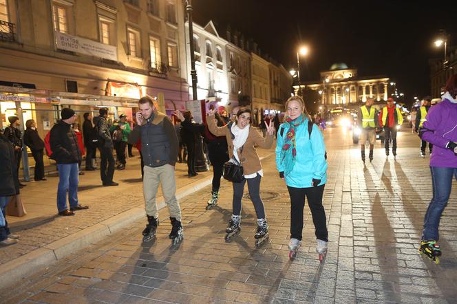 Nightskating po Warszawie