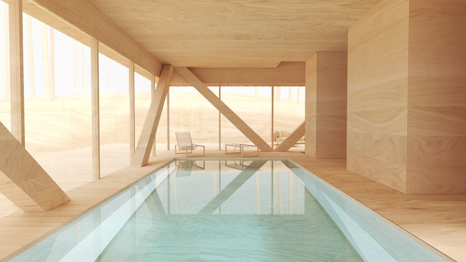 Dom z grotą, proj. BXB Studio