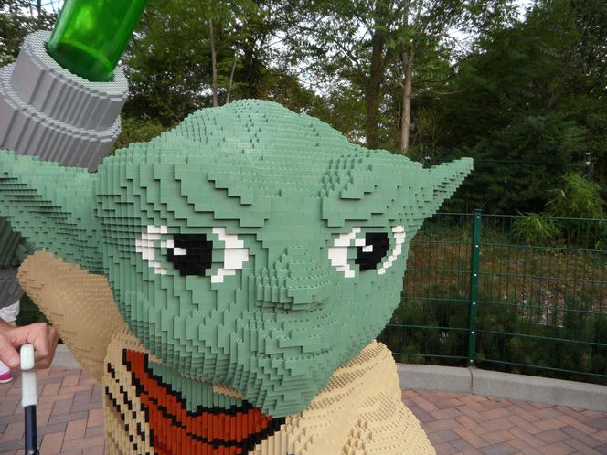 Yoda z klocków Lego