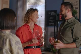 Barwy szczęścia odc. 2938: Beata (Anita Jancia-Prokopowicz), Damian (Michał Lesień-Głowacki), Luiza (Julia Zielińska)