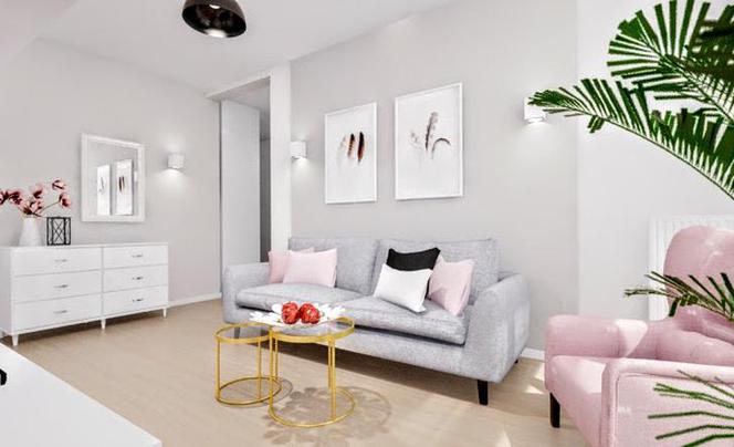 Salon w stylu skandynawskim 