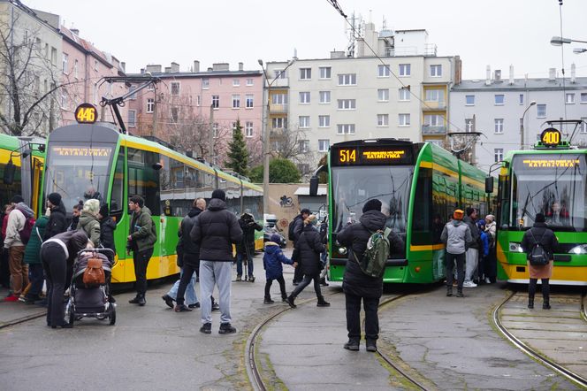 Katarzynki 2024 - wystawa tramwajów przy historycznej zajezdni przy ulicy Madalińskiego