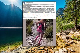 Zrobili zdjęcie turystce w Tatrach. Niewiarygodne, co ze sobą wzięła na szlak