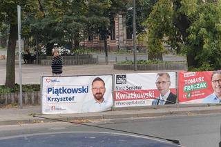 Plakaty wyborcze w Łodzi. Jest ich mnóstwo. Co się z nimi stanie po wyborach?