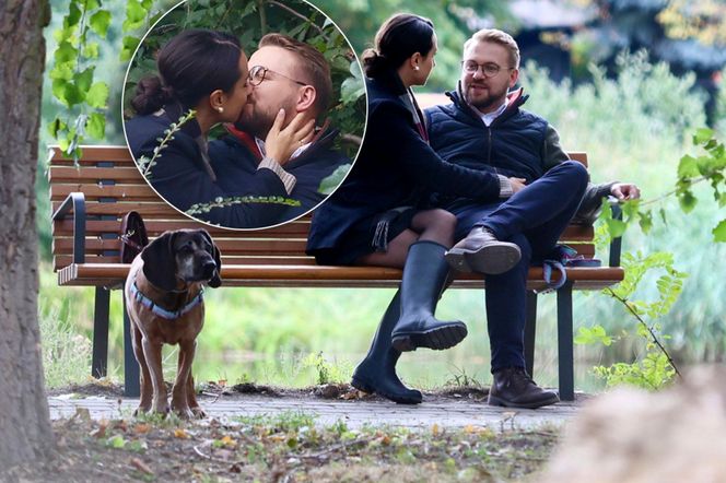 Jacek Ozdoba odpoczywa z żoną po ślubie