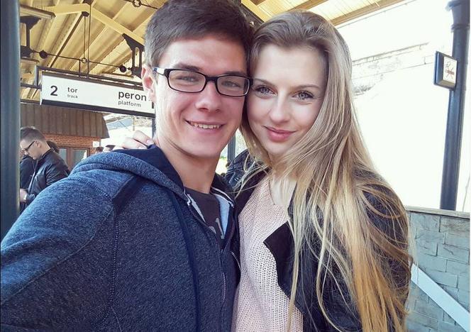 Kamil Majchrzak z narzeczoną Martą