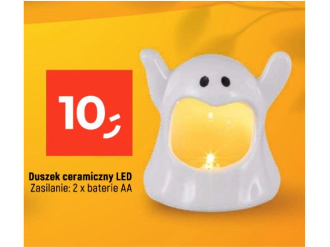 Dealz - duszek ceramiczny LED