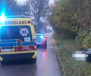 Lubelskie. Tragiczny wypadek. 55-latek leżał na drodze