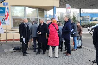 Strajk pod Browarem Leżajsk. Mieszkańcy walczą o zakład