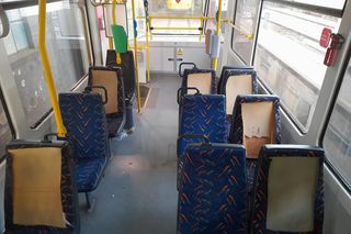 Wandalizm w tramwaju