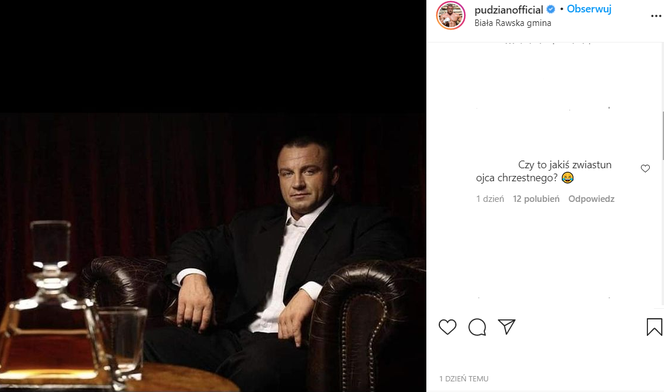 Mariusz Pudzianowski pokazał jak pije alkohol