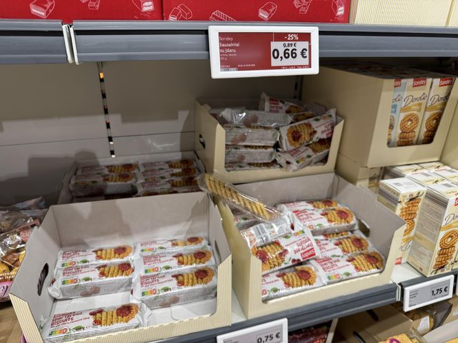 Ciasteczka Marmoladki można kupić w regularnej cenie za 0,89 euro (3,78 zł), a w promocji za 0,66 euro (2,80 zł)