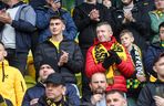 Kibice na meczu GKS Katowice - Lech Poznań