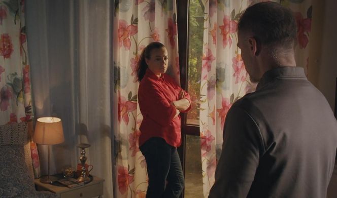 M jak miłość odc. 1881. Magda (Anna Mucha), Andrzej Budzyński (Krystian Wieczorek)