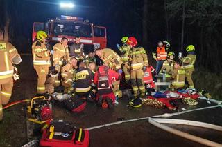 Tragiczny wypadek na drodze w Kąśnej Górnej koło Ciężkowic