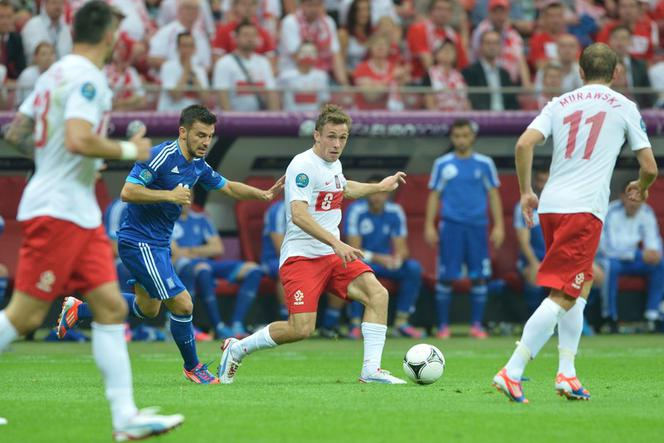Polska - Grecja 1:1, EURO 2012, Maciej Rybus