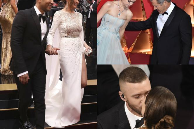 Oscary 2017: pary na czerwonym dywanie