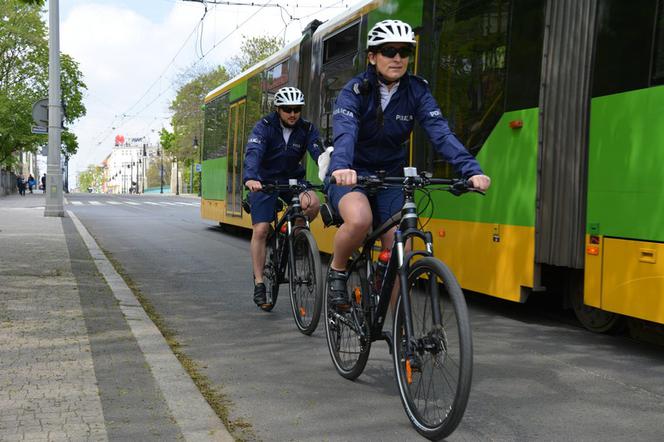 Rowerowy patrol drogówki