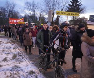 Protest kielczan przeciw budowie S74