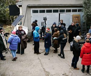 Na planie filmu Znak sprzeciwu we Włoszczowie