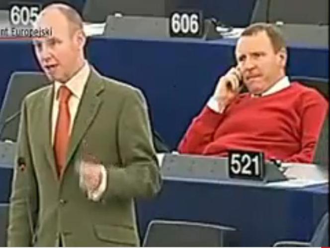 Jacek Kurski przyłapany przez kamerę