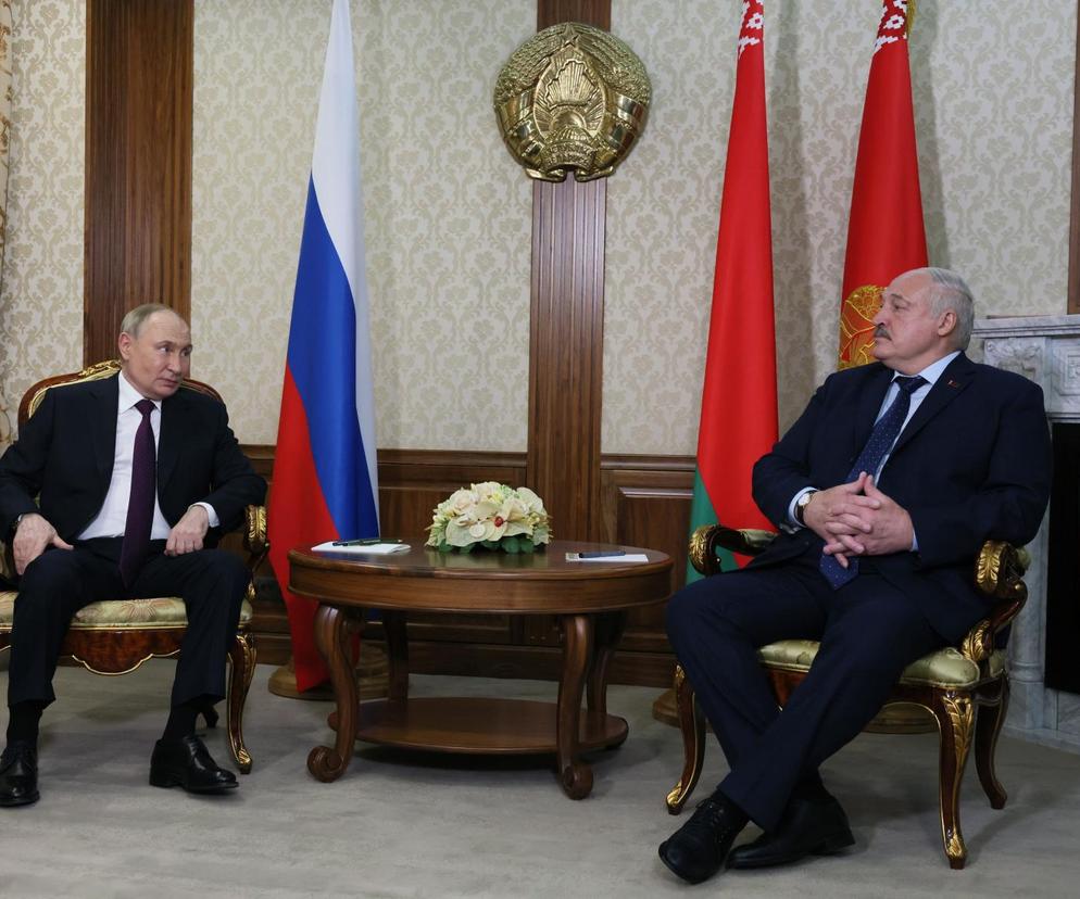 Putin na Białorusi. Tematem rozmów ćwiczenia wojskowe z użyciem broni nuklearnej?