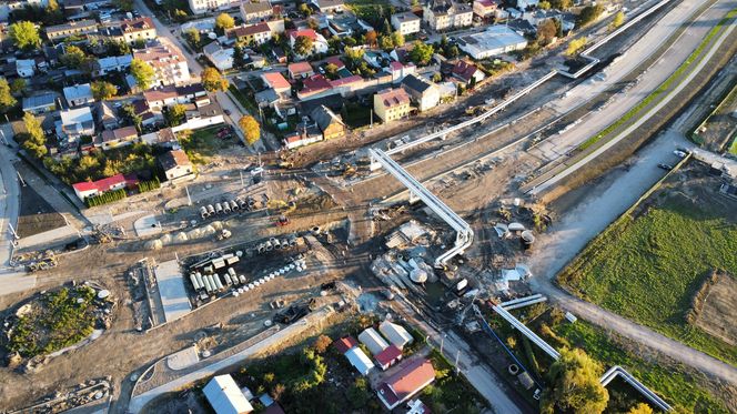 Przedłużenie ulicy Lubelskiego Lipca ‘80 widziane z góry! Tak wygląda ten plac budowy w Lublinie