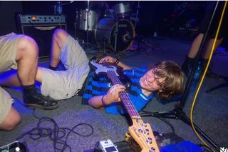 Feliks Matecki gra w zespole Eyemind