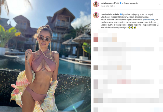 Natalia Siwiec będzie znowu zarabiała na Instagramie