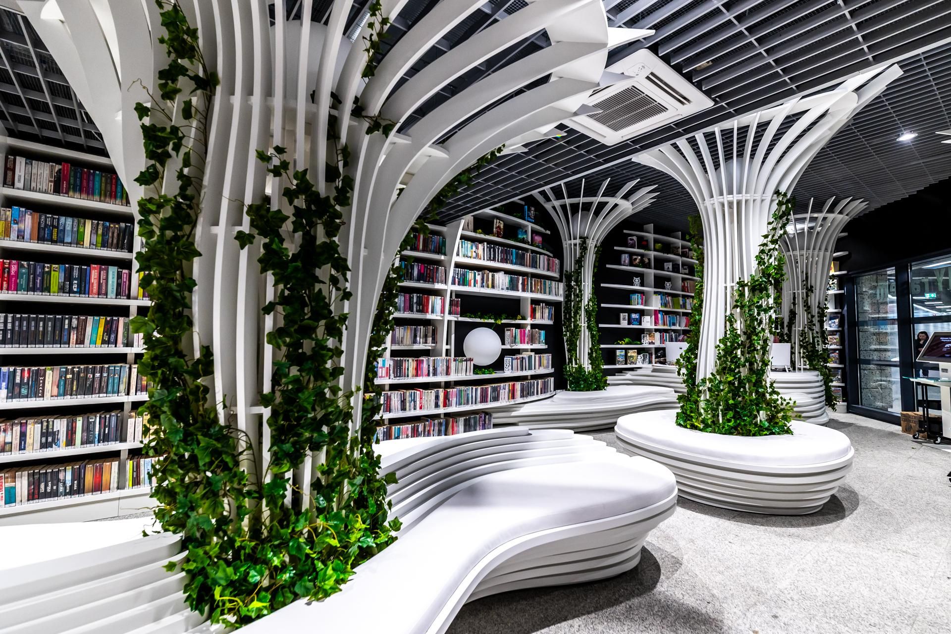 Metroteka – biblioteka na stacji metra M2 Kondratowicza w Warszawie