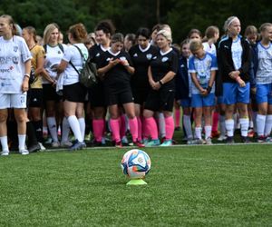 Marta Nawrocka na festiwalu piłki kobiecej