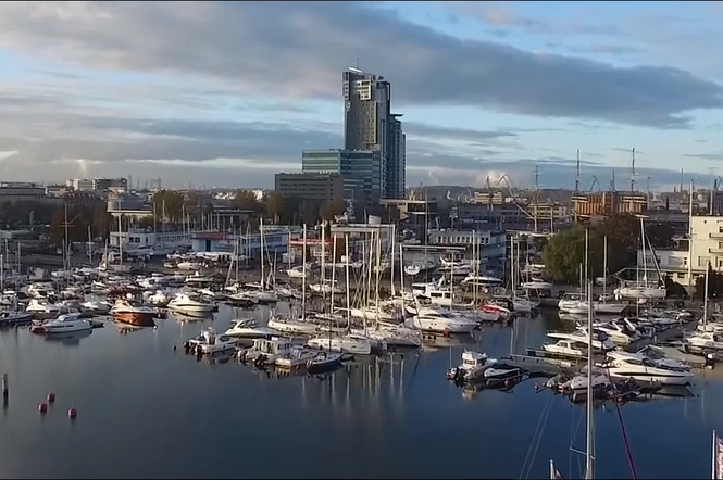 Gdynia z lotu ptaka.