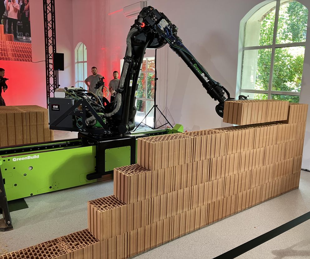 Walter - pierwszy w Europie robot do murowania zaprezentowany w Warszawie