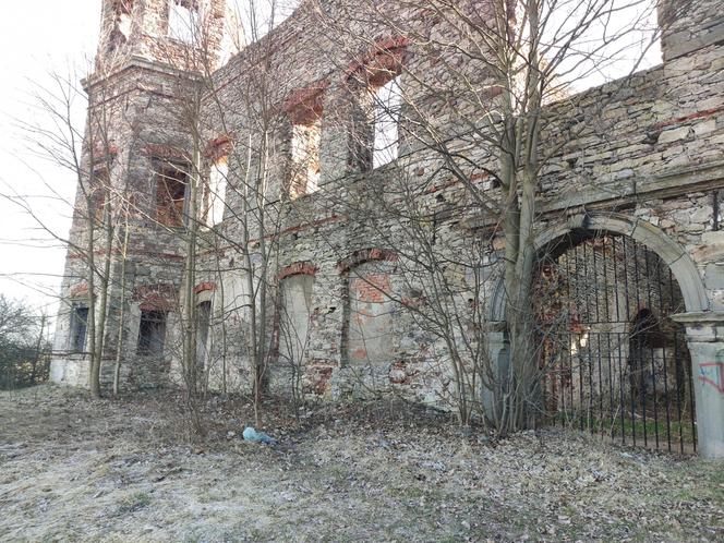 Ruiny Pałacy Tarłów w Podzamczu Piekoszowskim