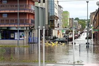 Dąbrowa Górnicza zalana po burzy