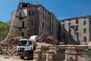 Rozbiórki ruder w Łodzi - ul. Kilińskiego 49