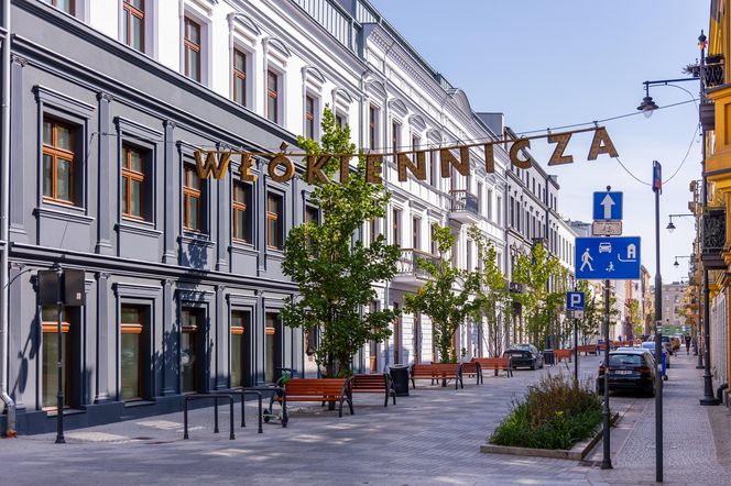 Kamienice u zbiegu ul. Włókienniczej i Wschodniej w Łodzi