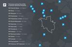 Mapa lokalizacji parkingów w Aglomeracji Poznańskiej