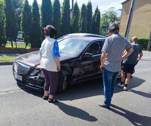 Siedlce: zderzenie osobówki z ciężarówką na ul. Kazimierzowskiej