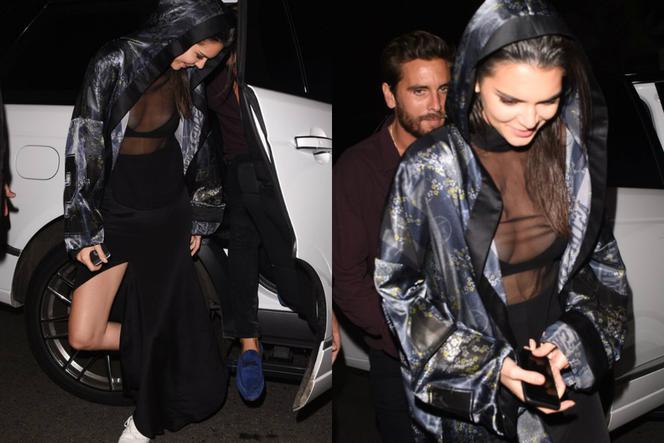 Kendall Jenner i Scott Disick w Cannes