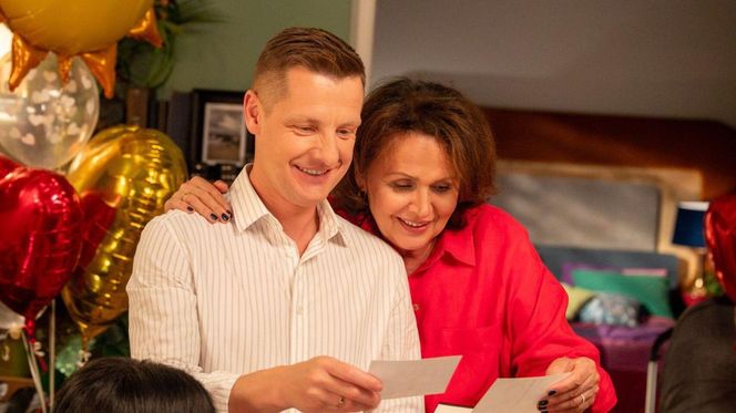 M jak miłość odc. 1886. Marysia (Małgorzata Pieńkowska), Paweł (Rafał Mroczek)