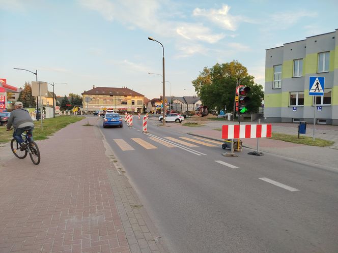 Siedlce: większe utrudnienia na ulicy Partyzantów na rondzie Solidarności