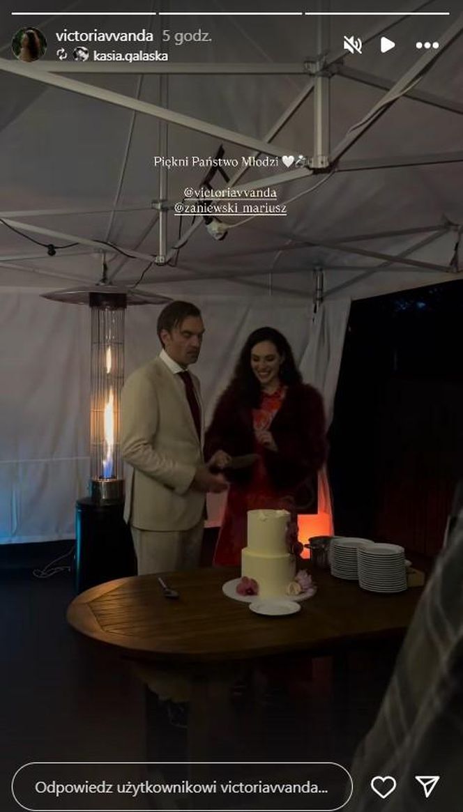 Mariusz Zaniewski z ukochaną