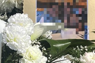 Tuszów Narodowy. Grób Dominiki i Grzesia, którzy zginęli w tragicznym wypadku