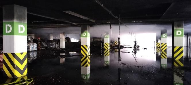 Pożar Castroramy w Zielonej Górze