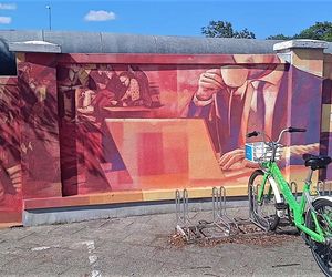 Nowy mural na Pogodnie