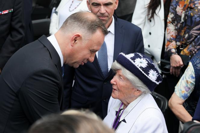 Spotkanie Andrzeja Dudy i Rafała Trzaskowskiego z powstańcami warszawskimi