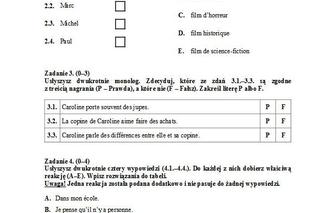 Egzamin gimnazjalny z języka francuskiego poziom podstawowy - zobacz arkusze, pytania i odpowiedzi.