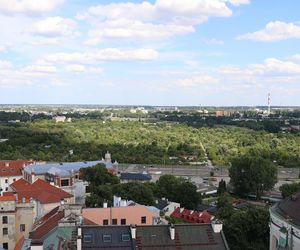 Panorama Lublina z najwyższego punktu widokowego w mieście - Wieży Trynitarskiej