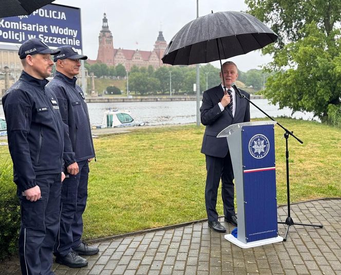 Otwarcie komisariatu wodnego na wyspie Bielawa